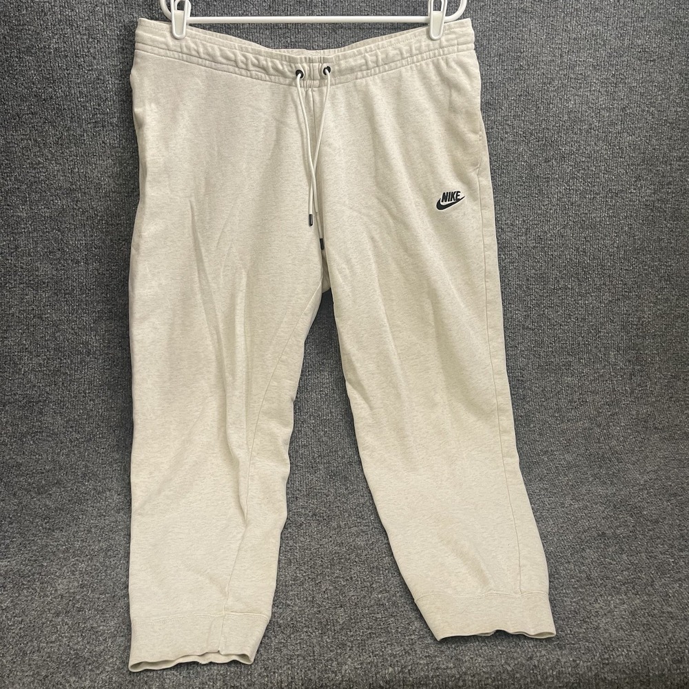 Nike Essential Jogger Pants Women's XL Sweatpants Light Gray BV4095